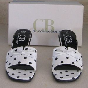 CB COLLECTION 7M MULES  NWOT.  IN ORIGINAL BOX